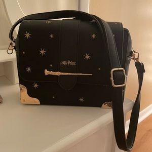 Harry Potter Gold Wand Crossbody Bag